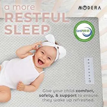 Premium Dual-Sided Crib & Toddler Mattress, Charcoal Infused Cooling Gel Memory Foam CertiPUR-US Hypoallergenic 2-Stage Baby Mattress, Waterproof & Washable, Firm Support for Infant, Soft for Toddler