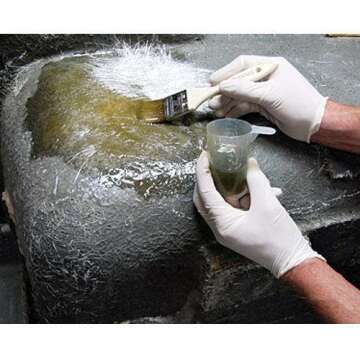 Premium Polyester Resin w/Hardener for Laminating Fiberglass mat, biaxle, Cloth (Quart)