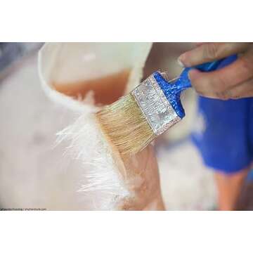 Premium Polyester Resin w/Hardener for Laminating Fiberglass mat, biaxle, Cloth (Quart)