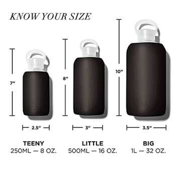 bkr Little Smooth Glass Water Bottle - Stylish and Eco-Friendly