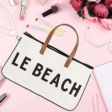 Santa Barbara Design Studio Tote Bag For Women Hold Everything 100% Cotton Canvas Shoulder Bag with ...