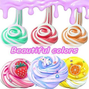 16 Pack Dual Colors Butter Slime Kit for Kids Fun