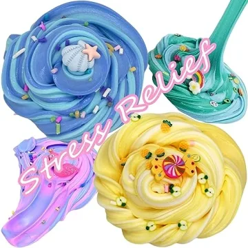 16 Pack Dual Colors Butter Slime Kit for Kids Fun