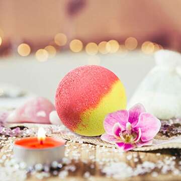 Nagaliving Bath Bombs Set - Organic Spa Experience