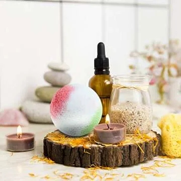 Nagaliving Bath Bombs Set - Organic Spa Experience