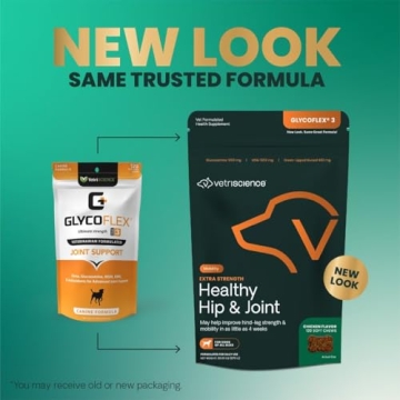 VetriScience Extra Strength Hip & Joint Chews for Dogs