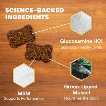 VetriScience Extra Strength Hip & Joint Chews for Dogs