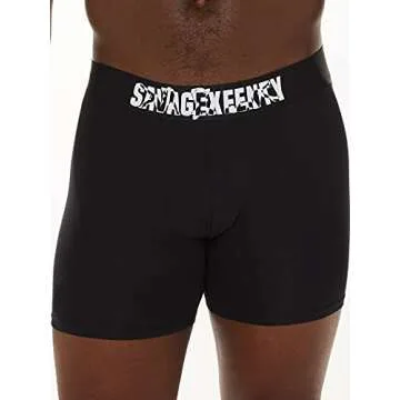 Savage X Fenty, Men's, Savage X Showgirl Boxer Briefs, Caviar, XS