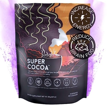 Super Cocoa Coffee Alternative Hot Chocolate Mix - Nootropics Brain Support Supplement for Memory & ...