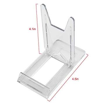 Artliving Adjustable Clear Acrylic Display Stand Set of 6