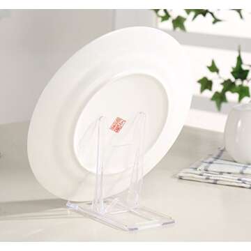 Artliving Adjustable Clear Acrylic Display Stand Set of 6
