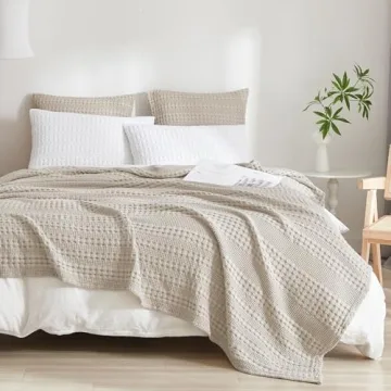 PHF Cotton Waffle Weave Pillow Covers - Elegant & Cozy