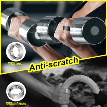 Stylish Hexasider Ring Covers for Oura Ring Gen 3/4