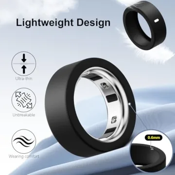 Stylish Hexasider Ring Covers for Oura Ring Gen 3/4