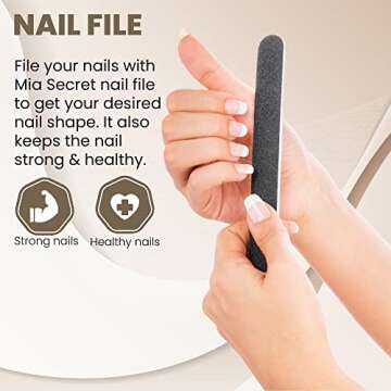 Mia Secret Acrylic Nail Kit for Beginners - Long-Lasting Results