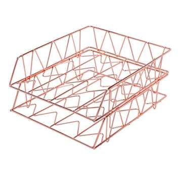 Elegant PAG Stackable File Trays for Home or Office