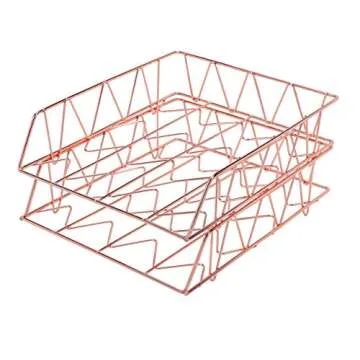 Elegant PAG Stackable File Trays for Home or Office