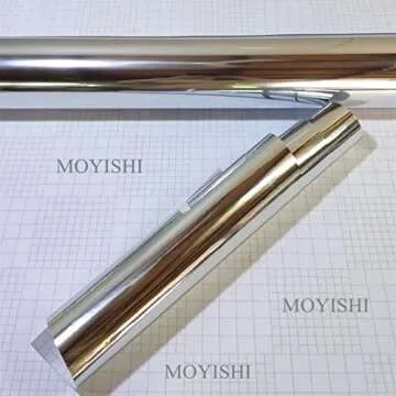 Durable Chrome Mirror Silver Vinyl Wrap - Versatile & Waterproof