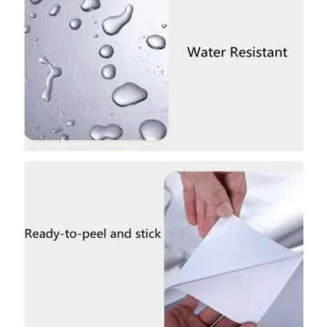 Durable Chrome Mirror Silver Vinyl Wrap - Versatile & Waterproof