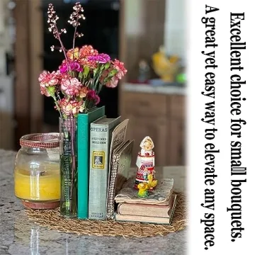 Puransen Clear Book Vase - Unique Decor for Book Lovers