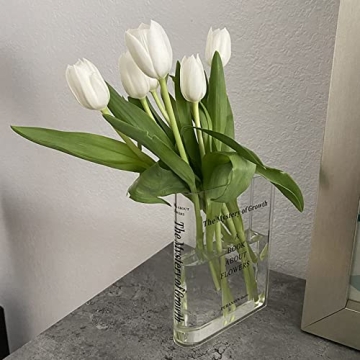 Puransen Clear Book Vase - Unique Decor for Book Lovers