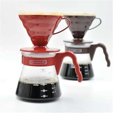 Hario V60 Pour Over Coffee Starter Set - Professional Brew at Home