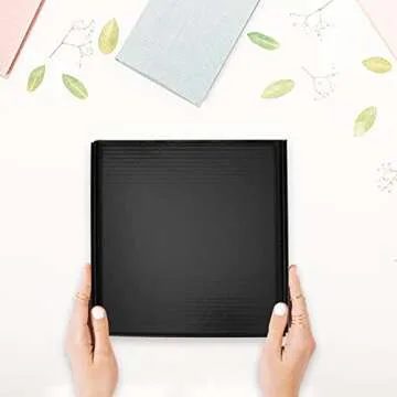 Hoikwo 25 Pack 8x8x4 Shipping Boxes for Small Business, Black Packaging Cardboard Boxes, Moving Mailing Packing Box