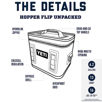 YETI Hopper Flip 12 Portable Cooler Keeps Drinks Cold