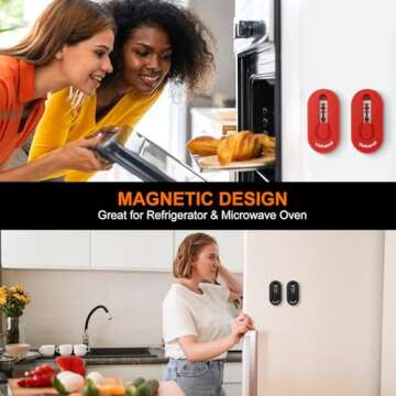 Volnamal Magnetic Bread Lame Dough Scoring Tool - Push-pull Handle for Perfect Bread Scoring Tool for Sourdough Baking & Bread Making Tools, Sourdough Starter Kit 1 Pack w/5 Razor Blades,Black