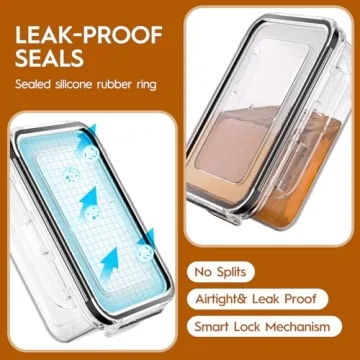 KEMETHY 40 Pcs Airtight Food Storage Containers Set