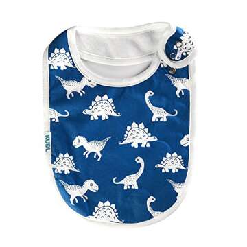 KUDL Premium Cute Baby Toddler Bibs Burp Burpy Cloths 4 Pack Gift Set Soft Absorbent Extra LARGE Fee...