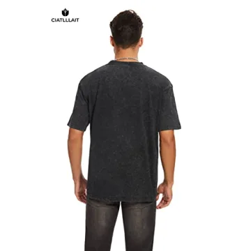 Men's Vintage Oversized Cotton T-Shirts  - Comfort & Style