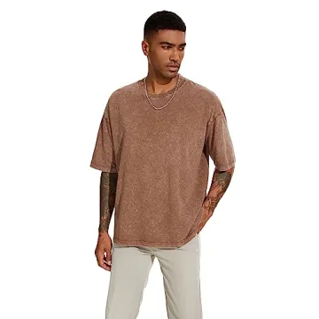 Men's Vintage Oversized Cotton T-Shirts  - Comfort & Style