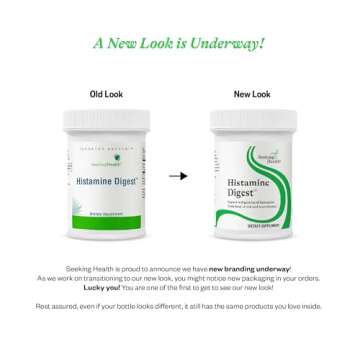 Seeking Health Histamine Digest - Formerly Histamine Block, DAO Enzyme Supplement for Histamine Food Intolerance, Supports Digestive Health, Upset Stomach, Vegetarian (90 capsules)*
