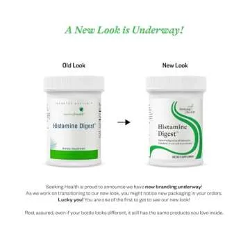 Seeking Health Histamine Digest - Formerly Histamine Block, DAO Enzyme Supplement for Histamine Food Intolerance, Supports Digestive Health, Upset Stomach, Vegetarian (90 capsules)*