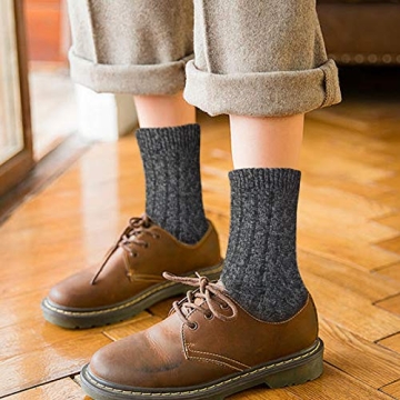 Warm Wool Socks Pack of 5 for Winter Comfort