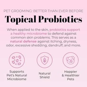 Skout's Honor Probiotic Pet Shampoo & Conditioner with Avocado Oil & Omega-3s, 97% Natural, Paraben & Sulfate-Free, Cruelty-Free, 16oz, Happy Puppy