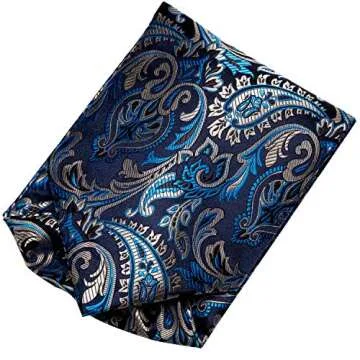 Dubulle Paisley Floral Ascot Tie for Men - Elegant Cravat Set