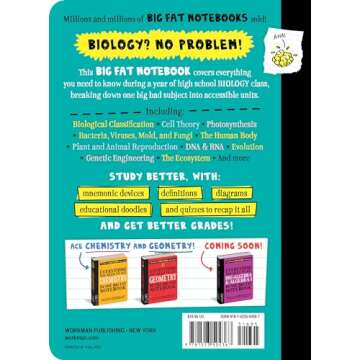 Everything You Need to Ace Biology in One Big Fat Notebook - Engaging Study Guide
