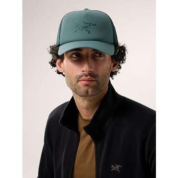 Arc'teryx Bird Curved Brim Trucker Hat | Curved-Brim Performance Trucker | Boxcar/Pytheas, One Size