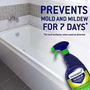Microban 24 Hour Cleaner - Powerful Antimicrobial Spray