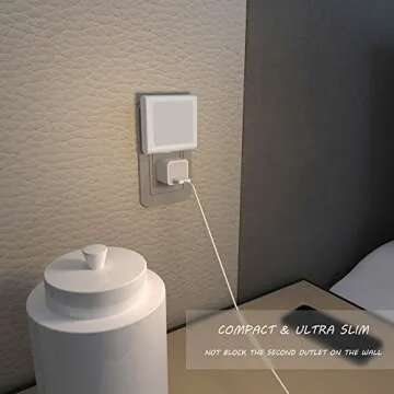 Affordable MAZ-TEK Plug-in Night Light with Smart Dusk Sensor