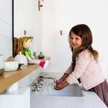 HABA Hedda - 12" Soft Doll with Brown Hair, Blue Eyes and Embroidered Face for Ages 18 Months and Up