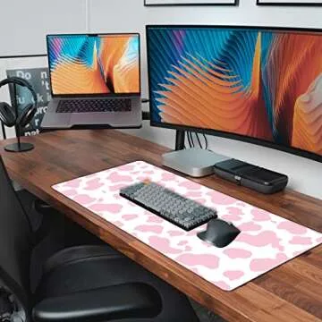 Deokke Large Gaming Mouse Pad Desk Mat - 31.5x15.7 in