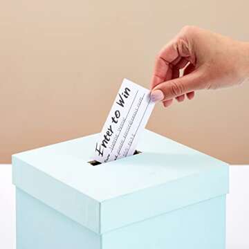 Juvale 200-Pack Enter to Win Cards, 3.5x2 White Entry Form Raffle Tickets Slips for Fairs, Contests, Ballots, Carnivals, Drawings, Auction Events, Prize Games, Fundraisers