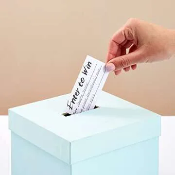 Juvale 200-Pack Enter to Win Cards, 3.5x2 White Entry Form Raffle Tickets Slips for Fairs, Contests, Ballots, Carnivals, Drawings, Auction Events, Prize Games, Fundraisers