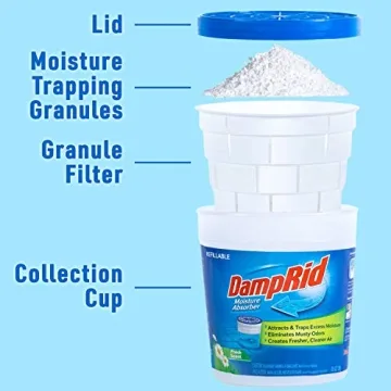 DampRid Moisture Absorber Cups - Lasts Up To 60 Days