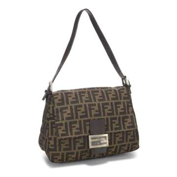 Fendi Pre-Loved Brown Zucca Canvas Mama Bag - Timeless Elegance