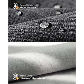 Inateck 360° Protection Laptop Bag with Accessory Bag, Compatible with 13-inch MacBook Air/Pro M3 M2 M1 2016-2024, Black Gray