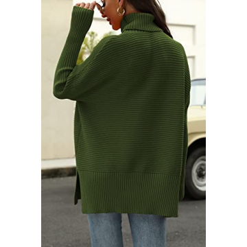 Stylish EFAN Women’s Turtleneck Oversized Sweater for Winter